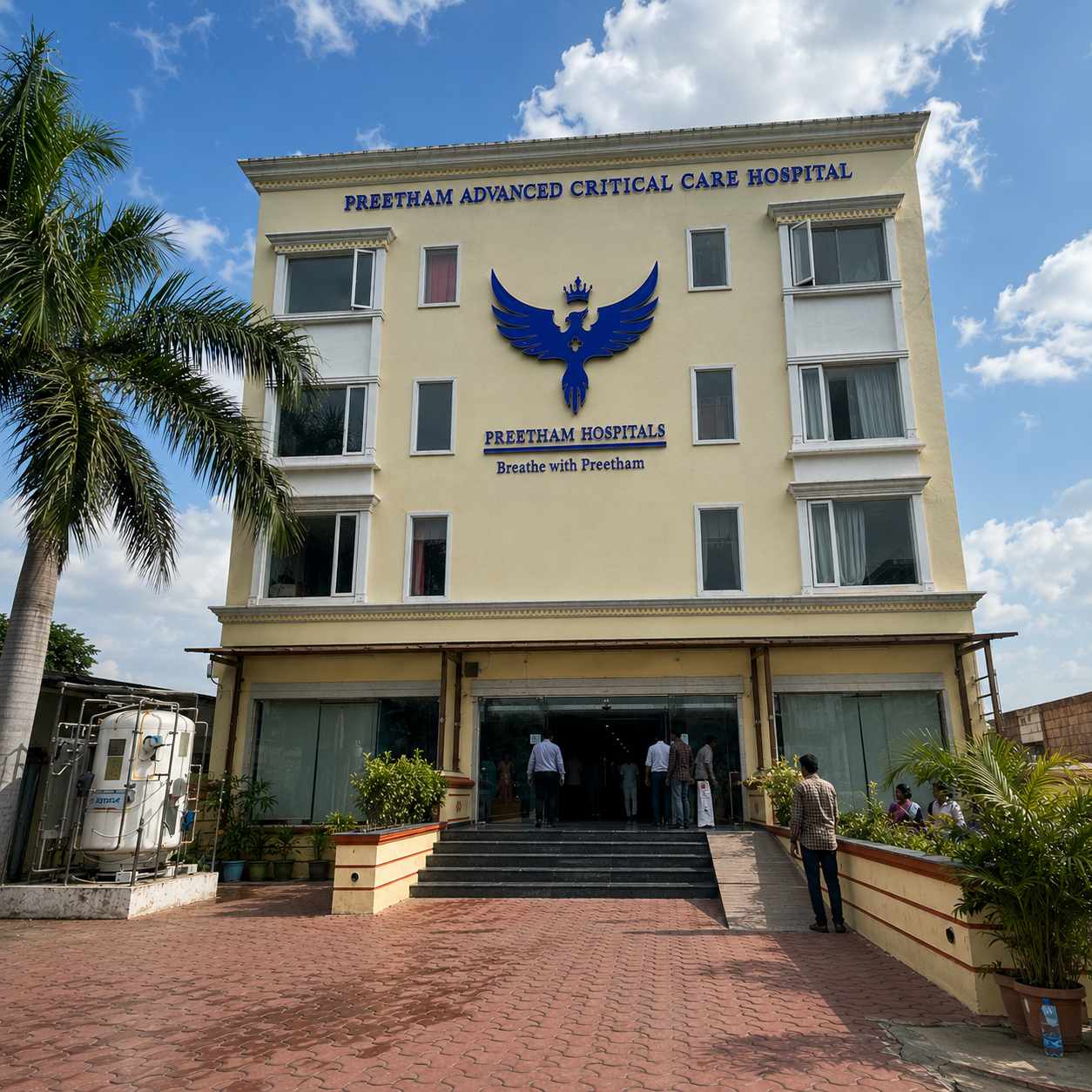 Preetham Hospitals building and healthcare facility